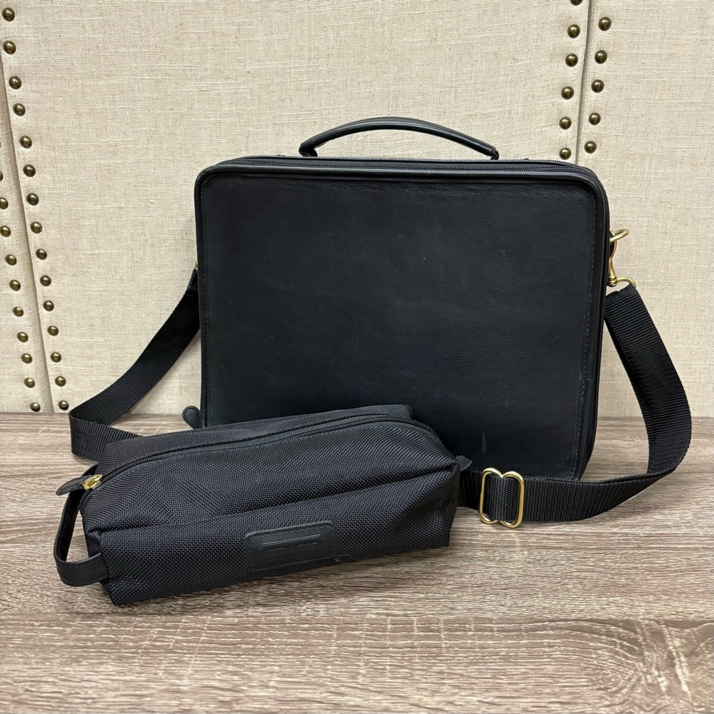 Vintage Coach Business Briefcase with travel bag
